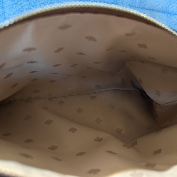 KATE SPADE New York Large Zip Pouch "Jackson Brownstone" in taupe brown … - Picture 4 of 8